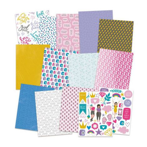 Bloczek papierów P13 Girl Gang, 6x8" - 2